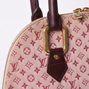 LOUIS VUITTON Monogram Alma O Handbag M92204 Pink Gold Hardware Good Condition Used 4a001573