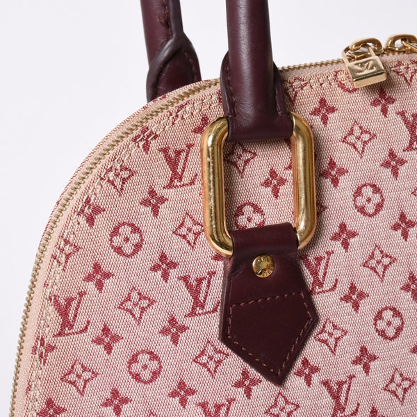 LOUIS VUITTON Monogram Alma O Handbag M92204 Pink Gold Hardware Good Condition Used 4a001573