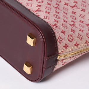 LOUIS VUITTON Monogram Alma O Handbag M92204 Pink Gold Hardware Good Condition Used 4a001573