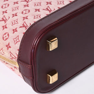 LOUIS VUITTON Monogram Alma O Handbag M92204 Pink Gold Hardware Good Condition Used 4a001573