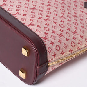 LOUIS VUITTON Monogram Alma O Handbag M92204 Pink Gold Hardware Good Condition Used 4a001573