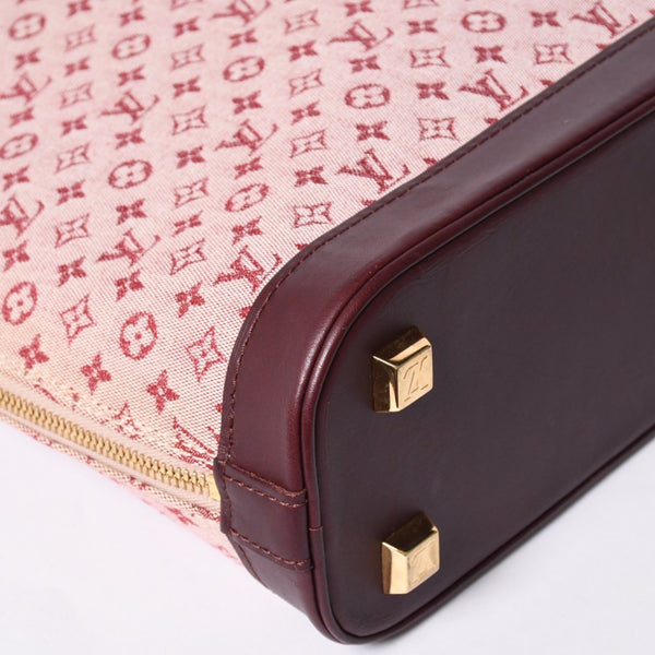 LOUIS VUITTON Monogram Alma O Handbag M92204 Pink Gold Hardware Good Condition Used 4a001573