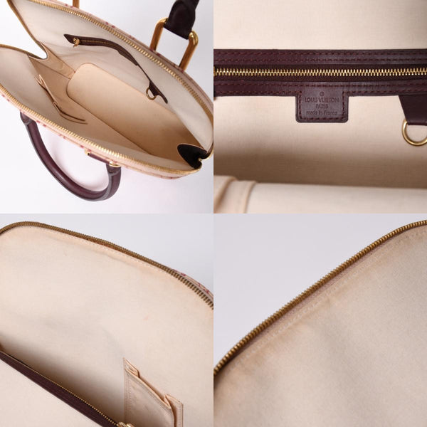LOUIS VUITTON Monogram Alma O Handbag M92204 Pink Gold Hardware Good Condition Used 4a001573