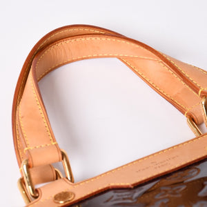 LOUIS VUITTON Blair MM Vernis M91690 Bordeaux Purple Made in France Good Condition Used 4a001162