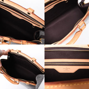 LOUIS VUITTON Blair MM Vernis M91690 Bordeaux Purple Made in France Good Condition Used 4a001162