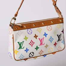 画像をギャラリービューアに読み込む, 極美品 LOUIS VUITTON ルイヴィトン ポシェット アクセソワール アクセサリーポーチ M92649 モノグラム マルチカラー 村上隆 中古 4a001589