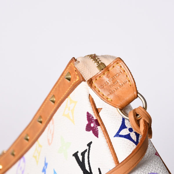 極美品 LOUIS VUITTON ルイヴィトン ポシェット アクセソワール アクセサリーポーチ M92649 モノグラム マルチカラー 村上隆 中古 4a001589