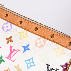 極美品 LOUIS VUITTON ルイヴィトン ポシェット アクセソワール アクセサリーポーチ M92649 モノグラム マルチカラー 村上隆 中古 4a001589