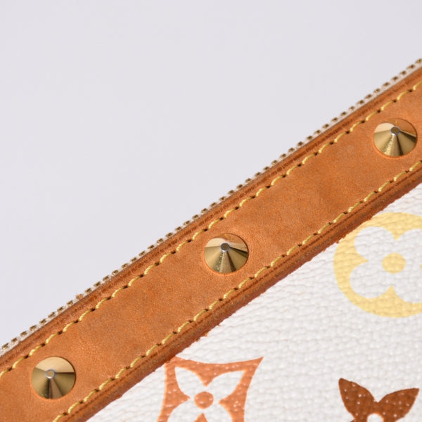 極美品 LOUIS VUITTON ルイヴィトン ポシェット アクセソワール アクセサリーポーチ M92649 モノグラム マルチカラー 村上隆 中古 4a001589