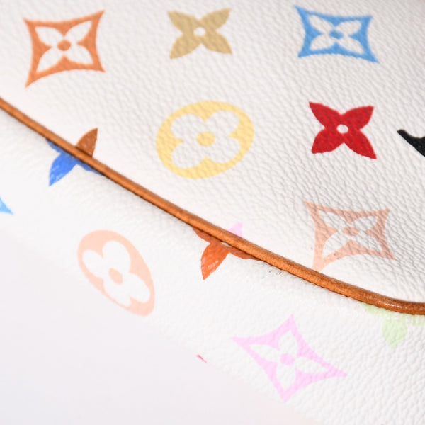 極美品 LOUIS VUITTON ルイヴィトン ポシェット アクセソワール アクセサリーポーチ M92649 モノグラム マルチカラー 村上隆 中古 4a001589