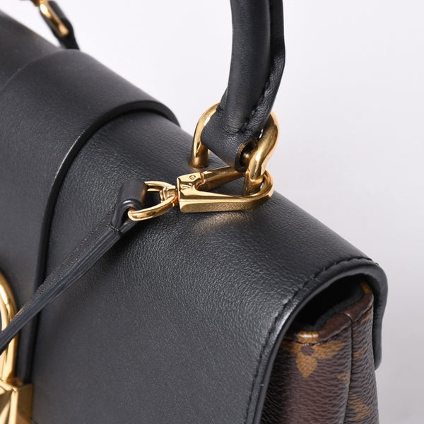 Very Good Condition LOUIS VUITTON Rocky BB Handbag M44141 Monogram Brown Used 4a001154