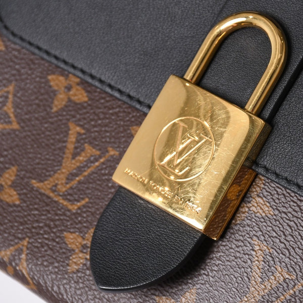 Very Good Condition LOUIS VUITTON Rocky BB Handbag M44141 Monogram Brown Used 4a001154