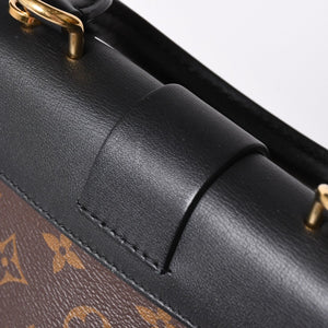 Very Good Condition LOUIS VUITTON Rocky BB Handbag M44141 Monogram Brown Used 4a001154
