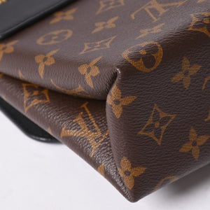 Very Good Condition LOUIS VUITTON Rocky BB Handbag M44141 Monogram Brown Used 4a001154