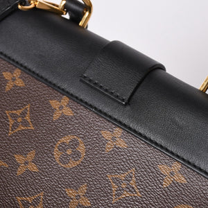 Very Good Condition LOUIS VUITTON Rocky BB Handbag M44141 Monogram Brown Used 4a001154