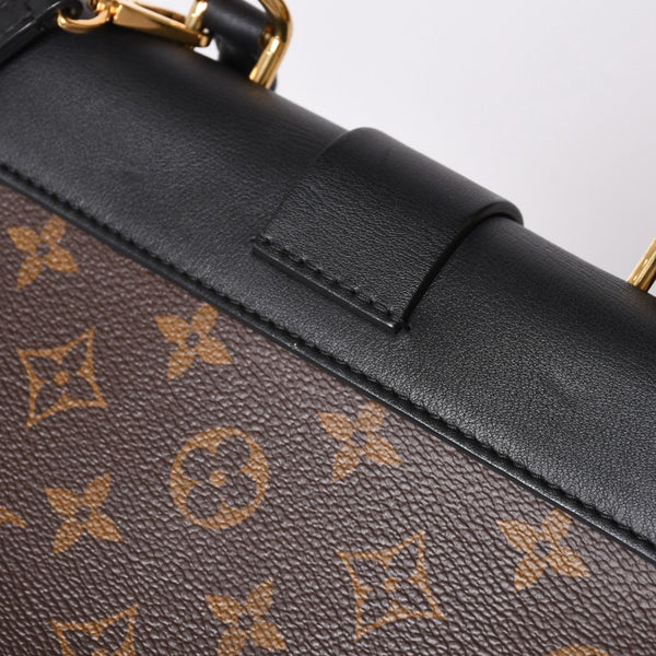 Very Good Condition LOUIS VUITTON Rocky BB Handbag M44141 Monogram Brown Used 4a001154