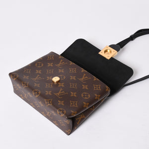 Very Good Condition LOUIS VUITTON Rocky BB Handbag M44141 Monogram Brown Used 4a001154