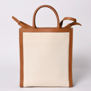 CELINE セリーヌ Vertical Cabas Small バーティカルカバトートバッグ 2way キャンバス 192082BNZ 美品 中古 4a001743