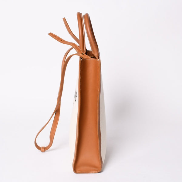 CELINE セリーヌ Vertical Cabas Small バーティカルカバトートバッグ 2way キャンバス 192082BNZ 美品 中古 4a001743