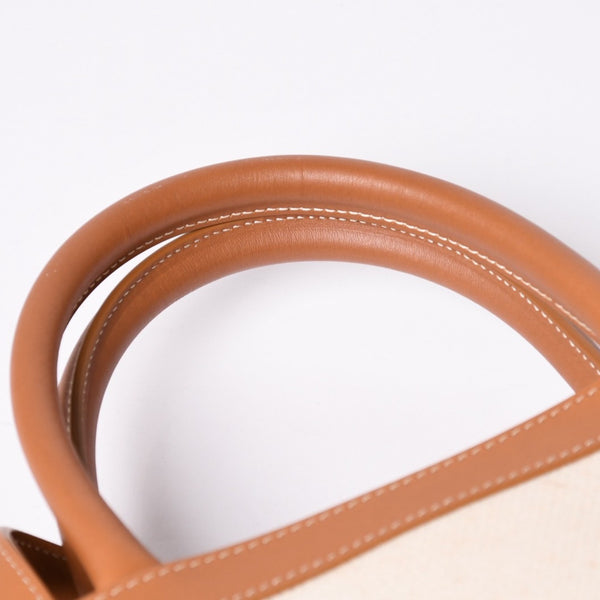 CELINE セリーヌ Vertical Cabas Small バーティカルカバトートバッグ 2way キャンバス 192082BNZ 美品 中古 4a001743