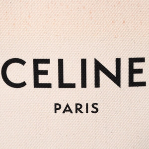 CELINE セリーヌ Vertical Cabas Small バーティカルカバトートバッグ 2way キャンバス 192082BNZ 美品 中古 4a001743