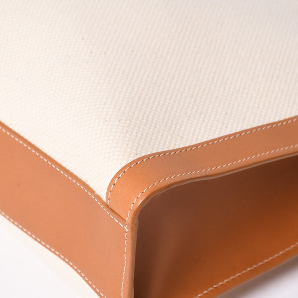 CELINE セリーヌ Vertical Cabas Small バーティカルカバトートバッグ 2way キャンバス 192082BNZ 美品 中古 4a001743