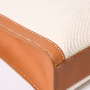 CELINE セリーヌ Vertical Cabas Small バーティカルカバトートバッグ 2way キャンバス 192082BNZ 美品 中古 4a001743