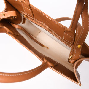 CELINE セリーヌ Vertical Cabas Small バーティカルカバトートバッグ 2way キャンバス 192082BNZ 美品 中古 4a001743