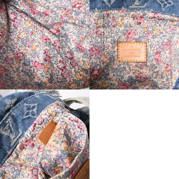 LOUIS VUITTON Patchwork Posty Messenger Bag M95374 Monogram Denim Blue Good Condition Used 4a001183