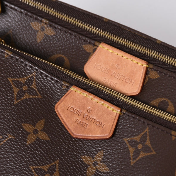 Very Good Condition LOUIS VUITTON Monogram Multi Pochette Accessories Khaki Shoulder Bag M44813 Used 4a001257