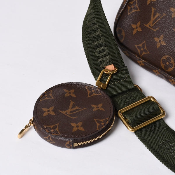 Very Good Condition LOUIS VUITTON Monogram Multi Pochette Accessories Khaki Shoulder Bag M44813 Used 4a001257
