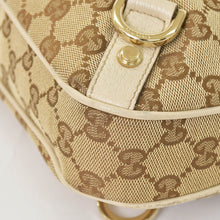 画像をギャラリービューアに読み込む, GUCCI グッチ アビー ワンショルダーバッグ GGキャンバス 130738 213048 ベージュ アイボリー ゴールド金具 美品 中古 4a001182