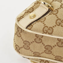 画像をギャラリービューアに読み込む, GUCCI グッチ アビー ワンショルダーバッグ GGキャンバス 130738 213048 ベージュ アイボリー ゴールド金具 美品 中古 4a001182