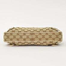 画像をギャラリービューアに読み込む, GUCCI グッチ アビー ワンショルダーバッグ GGキャンバス 130738 213048 ベージュ アイボリー ゴールド金具 美品 中古 4a001182