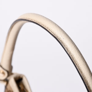 GUCCI グッチ アビー ワンショルダーバッグ GGキャンバス 130738 214397 ベージュ アイボリー ゴールド金具 美品 中古4a001185