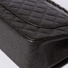 画像をギャラリービューアに読み込む, 新品未使用 CHANEL シャネル デカマトラッセ30 Wフラップ Wチェーンショルダーバッグ A58600 24番台 ココマーク キャビアスキン 中古 4a001274