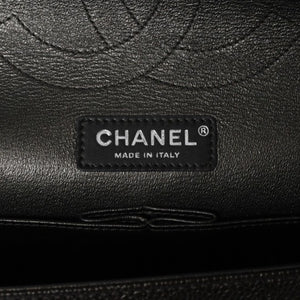 新品未使用 CHANEL シャネル デカマトラッセ30 Wフラップ Wチェーンショルダーバッグ A58600 24番台 ココマーク キャビアスキン 中古 4a001274