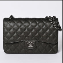 画像をギャラリービューアに読み込む, 新品未使用 CHANEL シャネル デカマトラッセ30 Wフラップ Wチェーンショルダーバッグ A58600 24番台 ココマーク キャビアスキン 中古 4a001274