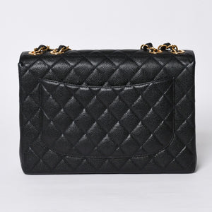 CHANEL CHANEL Deca Matelasse 30 S Flap W Chain Shoulder Bag A11869 No. 6 Coco Mark Caviar Skin Good Condition Used 4a001188