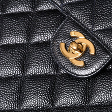 画像をギャラリービューアに読み込む, CHANEL シャネル デカマトラッセ30 Sフラップ Wチェーンショルダーバッグ A11869 6番台 ココマーク キャビアスキン 美品 中古 4a001188