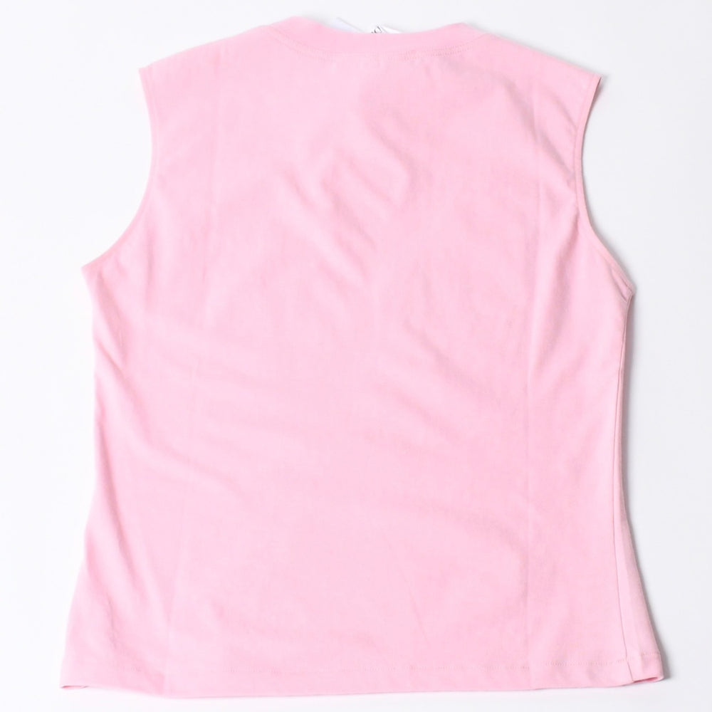 新品同様 Christian Dior クリスチャンディオール Pink Color ピンクカラー タンクトップ ガリアーノ期 3E16155303 中古 4b002055