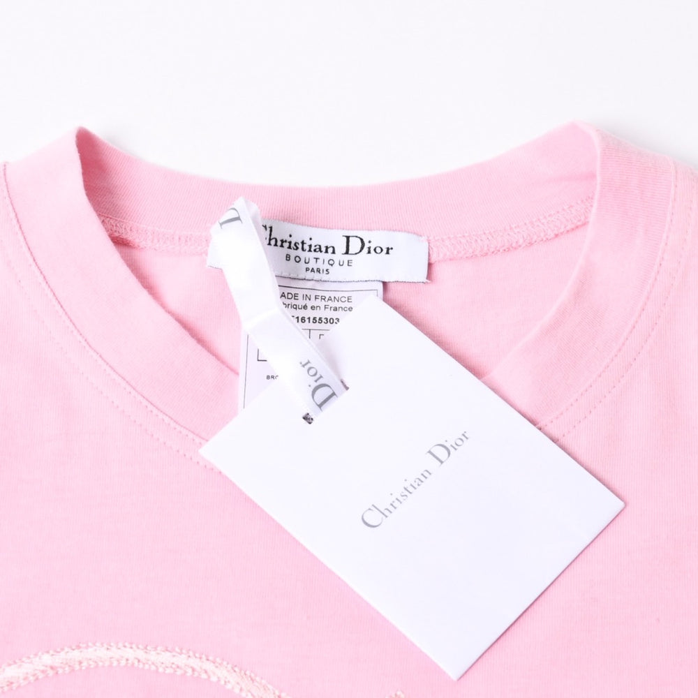 新品同様 Christian Dior クリスチャンディオール Pink Color ピンクカラー タンクトップ ガリアーノ期 3E16155303 中古 4b002055