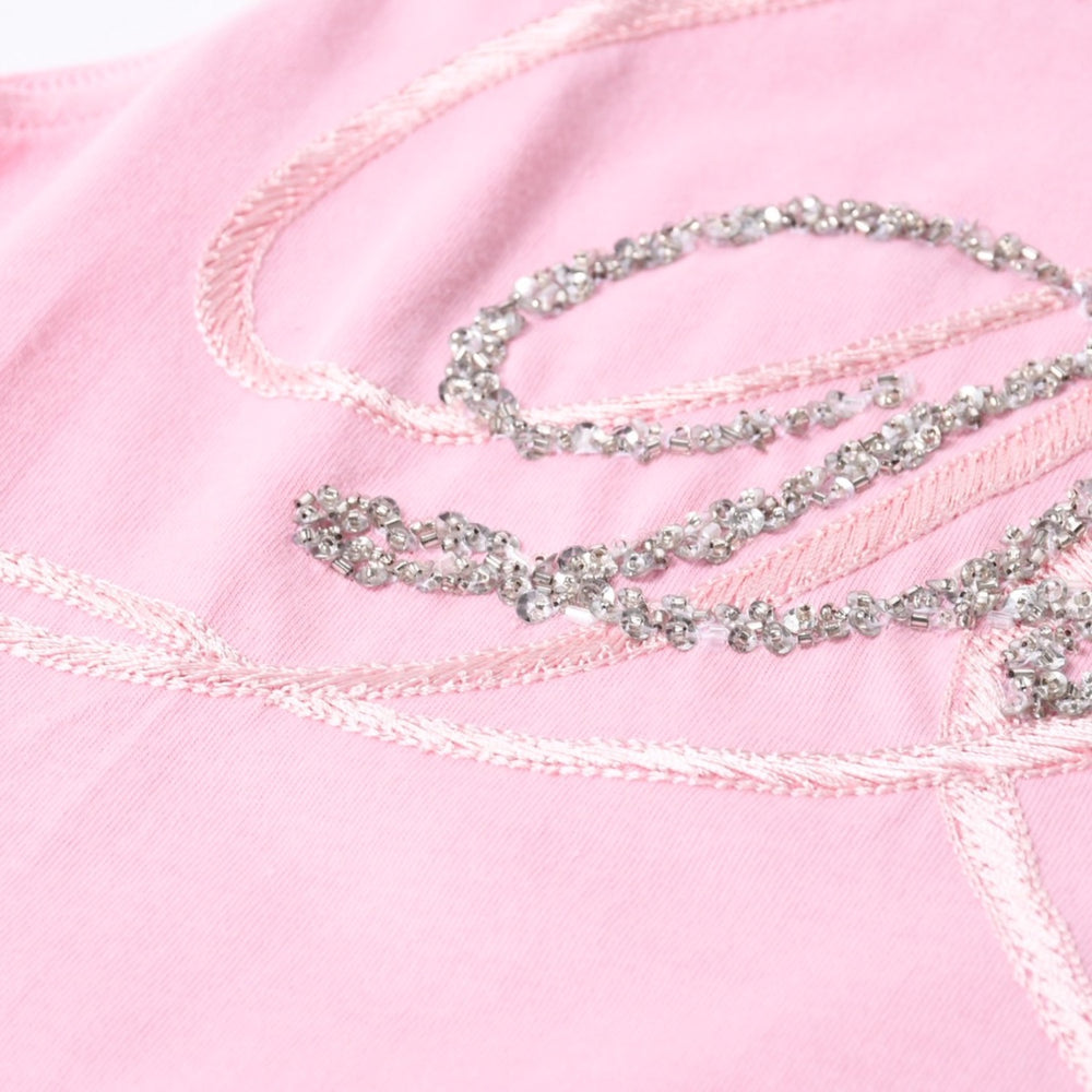 新品同様 Christian Dior クリスチャンディオール Pink Color ピンクカラー タンクトップ ガリアーノ期 3E16155303 中古 4b002055
