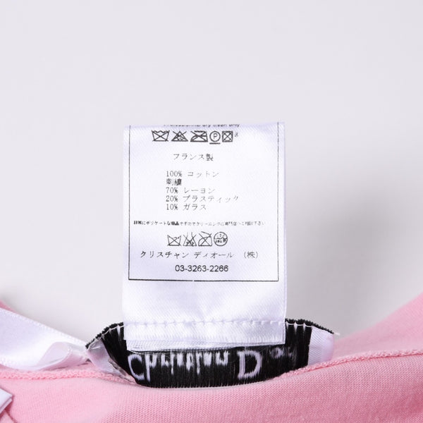 Like new Christian Dior Pink Color tank top Galliano period 3E16155303 Used 4b002055