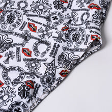 画像をギャラリービューアに読み込む, 極美品 CHROME HEARTS x MATTY BOY クロムハーツ マッティボーイ 総柄 スイムウェア 水着 中古 4a001005