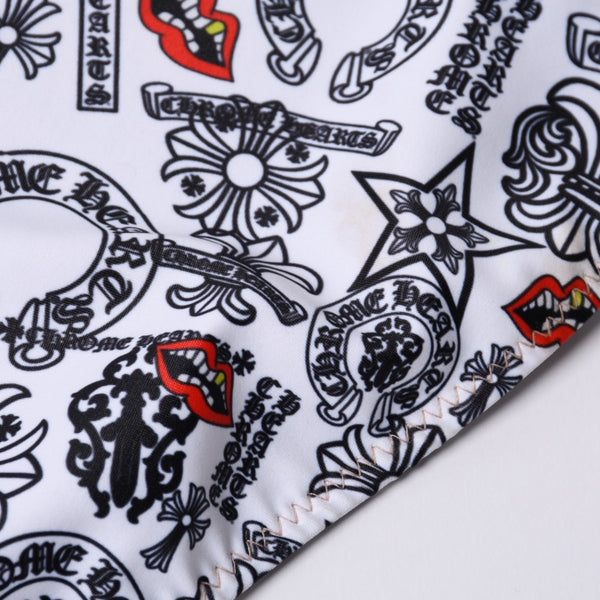 極美品 CHROME HEARTS x MATTY BOY クロムハーツ マッティボーイ 総柄 スイムウェア 水着 中古 4a001005