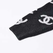 画像をギャラリービューアに読み込む, 極美品 CHANEL シャネル アンサンブル カーディガン ココマーク 22A P72997K10494 カシミア グレー シルバー サイズ34 中古 4b013280