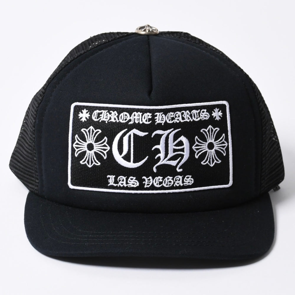 新品未使用品 CHROME HEARTS クロムハーツ Mesh Cap メッシュキャップ RN# 97729 ブラック 中古 4a001197