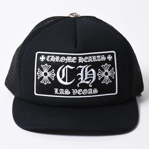 New and unused item CHROME HEARTS Mesh Cap RN# 97729 Black Used 4a001197