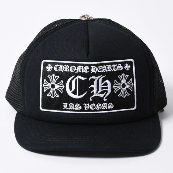 New and unused item CHROME HEARTS Mesh Cap RN# 97729 Black Used 4a001197